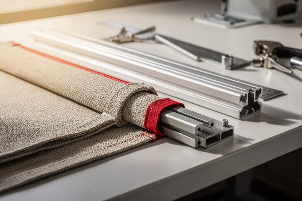 Materialien und Konstruktionselemente – Markisenbau Müller GmbH